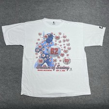 Vintage 1998 Starter St. Louis Cardinals Mark McGwire Home Run T-Shirt Large Men