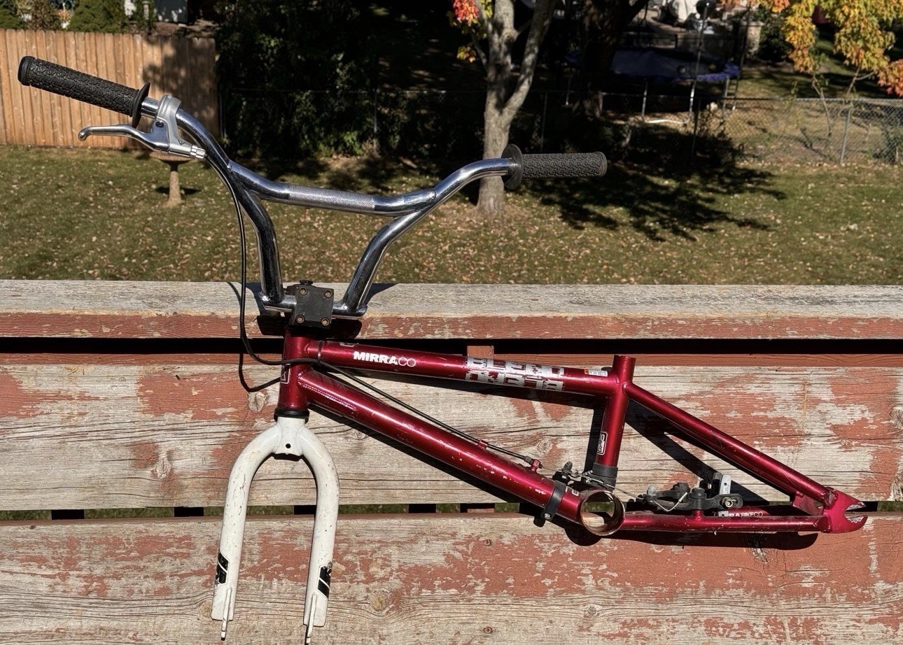 MIDSCHOOL HARO MIRRA CO. BLEND 16in BMX PIT BIKE RED MONGOOS