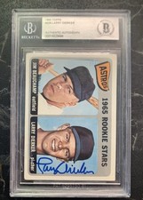 1968 Topps #409 Larry Dierker Beckett Authentic Autograph Rookie