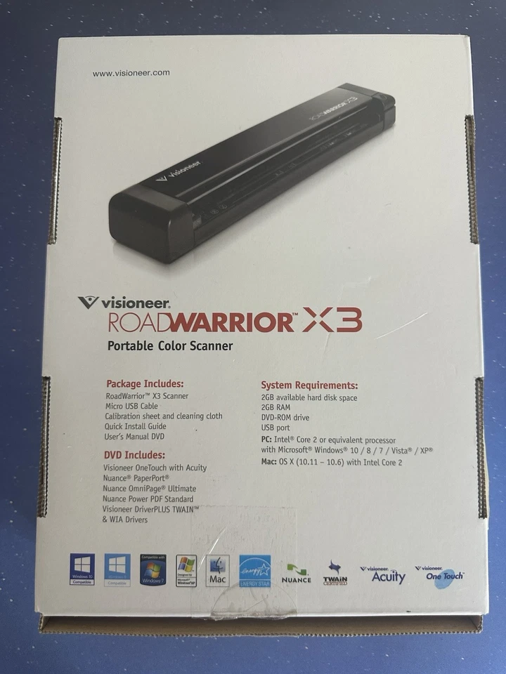 Visioneer RoadWarrior X3 Portable Color Scanner for PC and Mac - Image 3 of 4