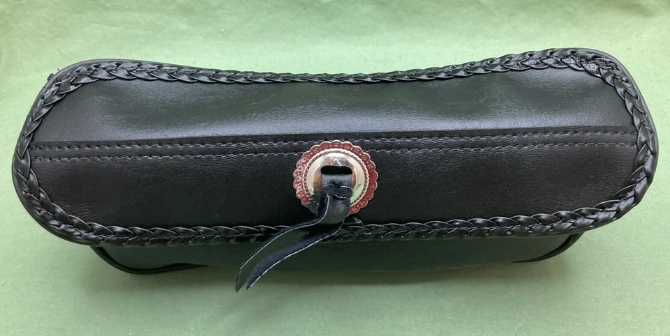 NOVA BOLSA HOPNEL Y60-412BK centro único para-brisa couro sintético preta - Imagem 4 de 4