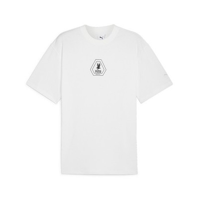 PUMA  X Skepta Crew Neck Short Sleeve T-Shirt Mens White Casual Tops 626673-02