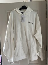 Gym king oversized cream hoodie - size 12