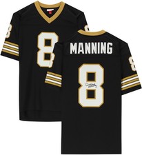 Archie Manning New Orleans Saints Signed Mitchell & Ness Black Replica Jersey