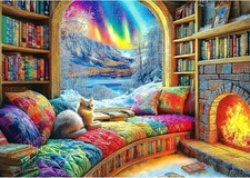 Northern Lights Jigsaw Puzzle 1000 Pieces Aurora Borealis Landscape Adult Gift