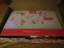 Rare Stampin  Up Paper Pumpkin Card Kit Painted Petals July 2024 NEW