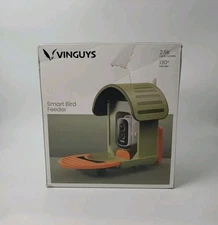 VINGUYS Bird Feeder with Camera, 2.5K UHD Smart Bird Feeder Camera AI Identifie