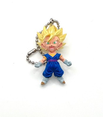 Dragon Ball Super UDM mini figure keychain featuring Super Saiyan Vegito