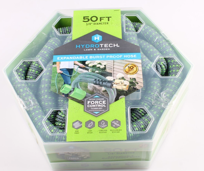#ad #ad Hydrotech 5 8 in. Dia. x 50 ft. Expandable Garden Water Hose New In Box $39.99