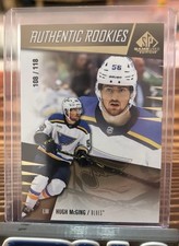 Hugh McGing 2023-24 SP Game Used Authentic Rookies /118 #212 St Louis Blues