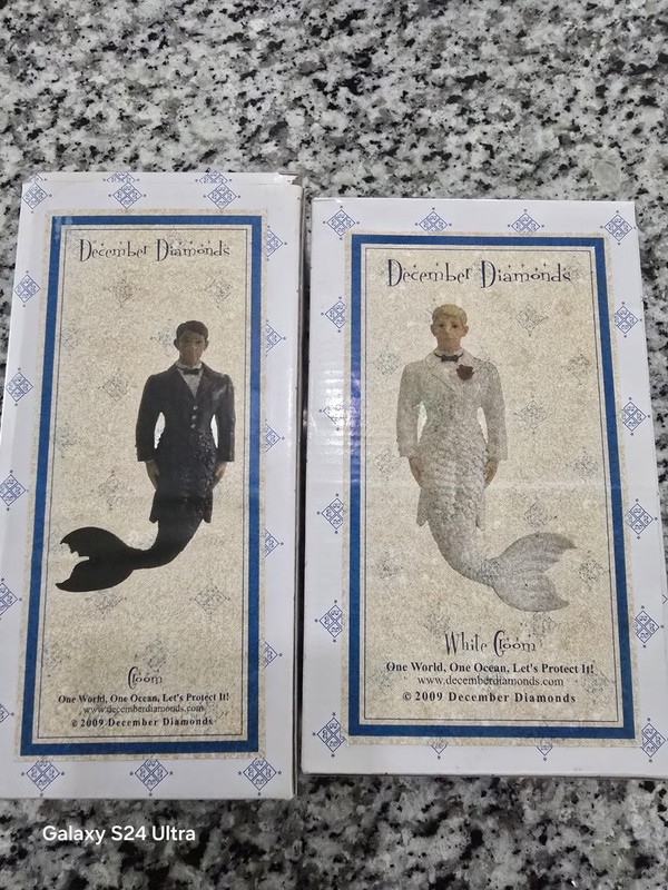 December Diamonds Groom Black/White Tuxedo Christmas Ornaments New W Boxes