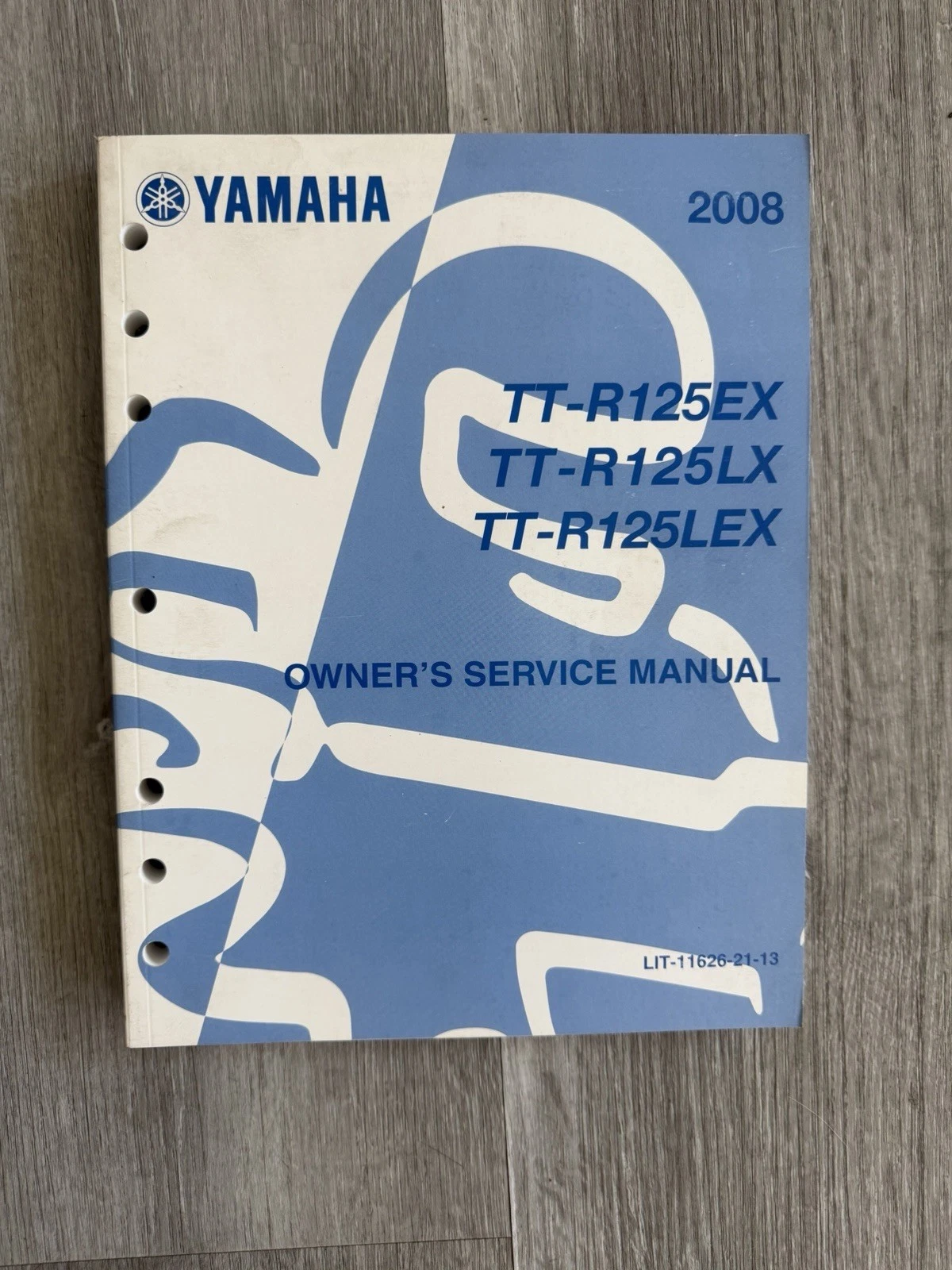 GENUINE YAMAHA TTR125 EX LX LEX OWNER'S SERVICE MANUAL LIT-11626-21-13 2008