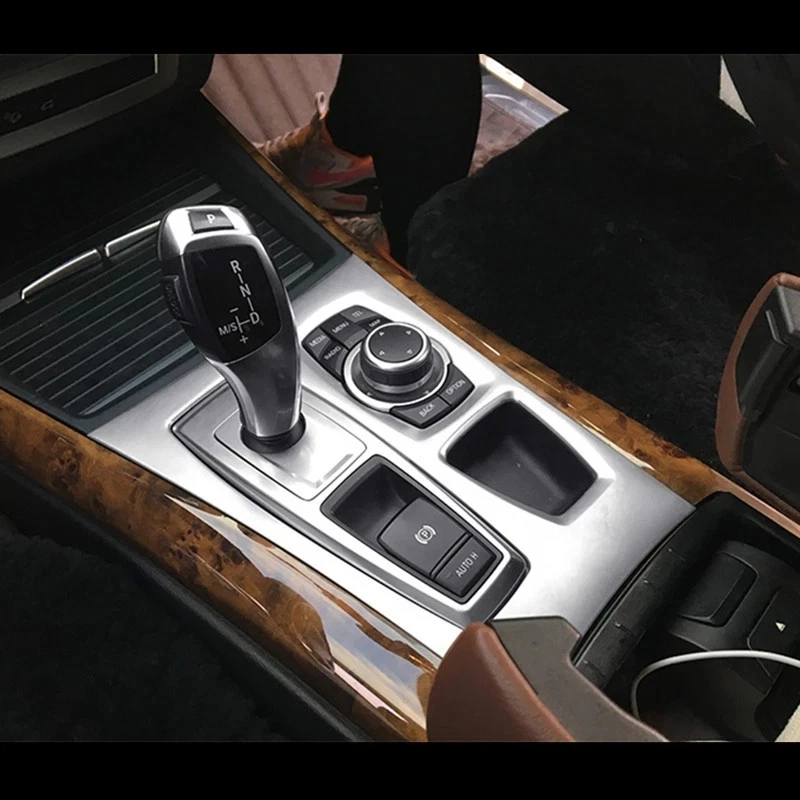 Car Gear Shift Panel Cover Trim Storage Box Frame For BMW X5 E70 X6 E71 2009-14 - Image 4 of 4