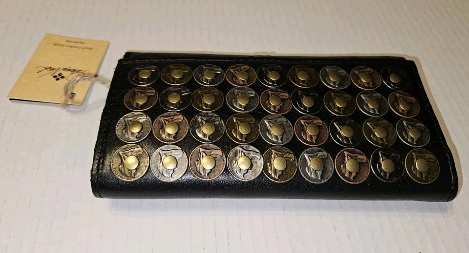 NUEVO CON ETIQUETAS PATRICIA NASH TERRESA STDCOIN Cartera Triple Negra  Foto 2 de 4