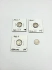 3 Mercury Silver Dimes & Canada Dime See Pictures