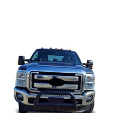 Black Horse Bull Bar Skid Plate Black fit 2011-2016 Ford F-550 Super Duty