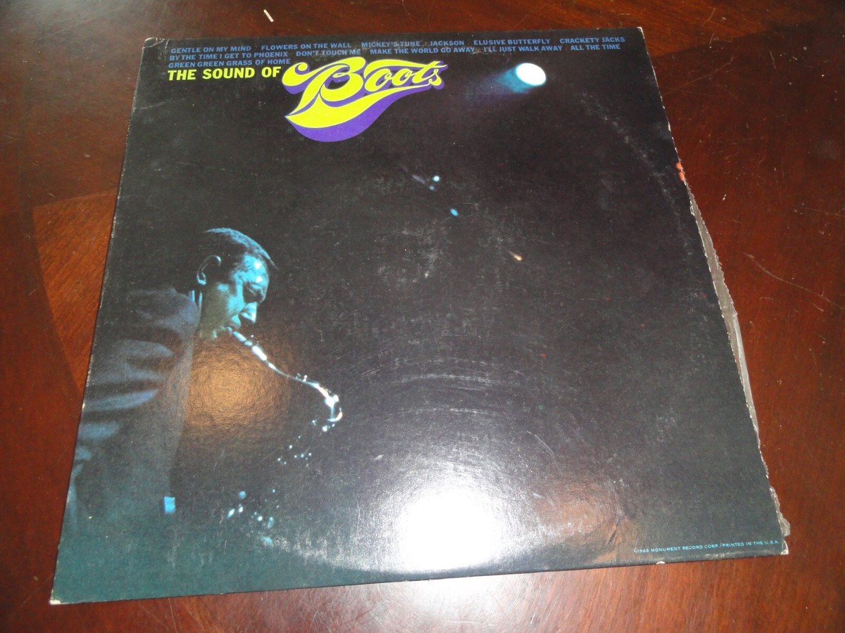 VINYL RECORD LP BOOTS RANDOLPH THE SOUND OF BOOTS MONUMENT RECORDS