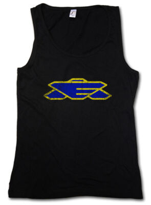 EARTH ALLIANCE LOGO DAMEN TANK TOP Space TV Center Babylon Five 5 Fan Symbol