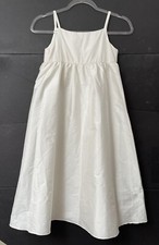 Us Angels Dress Girls 12 Taffeta Ivory Fit Flare Flower Girl Bridal Wedding