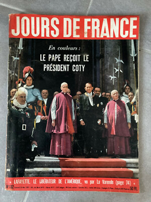 JOURS DE FRANCE Nr. 132 vom 25. Mai 1957 - René Coty / Marilyn Monroe F55 