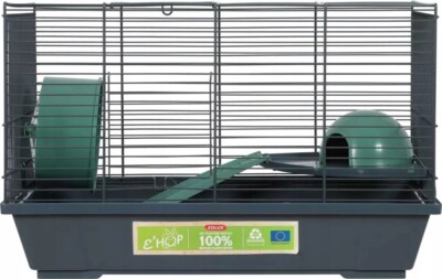 3336020051713 ZOLUX Cage EHOP for hamster 50 cm green ZOLUX