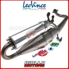 4060 MARMITTA SCARICO LEOVINCE GILERA RUNNER 50 - HAND MADE TT ALUMINUM 2T