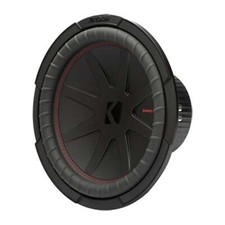 Subwoofer de audio profesional para automóvil Kicker 15" 4 ohmios 1600 W Peak CompR negro 48CWR154