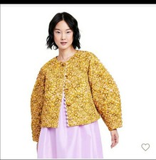 Kika Vargas X Target Women's Mum Floral Quilted Jacket - Nwt Size Xl 