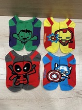 Marvel Chibi Characters No-Show Socks