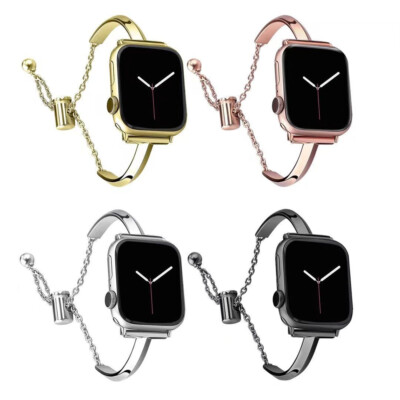 Für Apple Watch 11 10 9 8 7 6 5 4 SE Ultra 3 2 1 Damen Schlank Edelstahl Armband