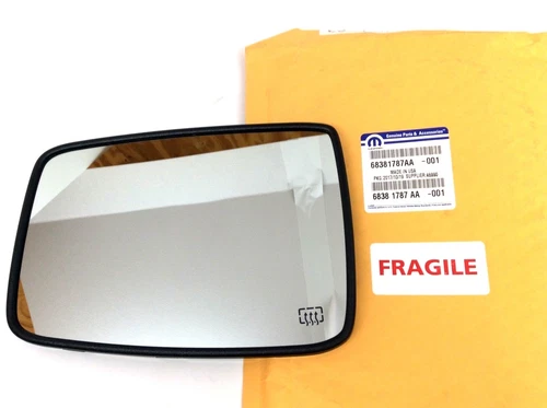 2017-2023 Ram Driver Side Power Heated Fold Away Auto Dim Mirror Glass OEM