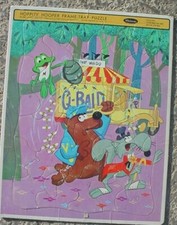 1965 WHITMAN FRAME-TRAY PUZZLE 4523 HOPPITY HOOPER PROF. WALDO