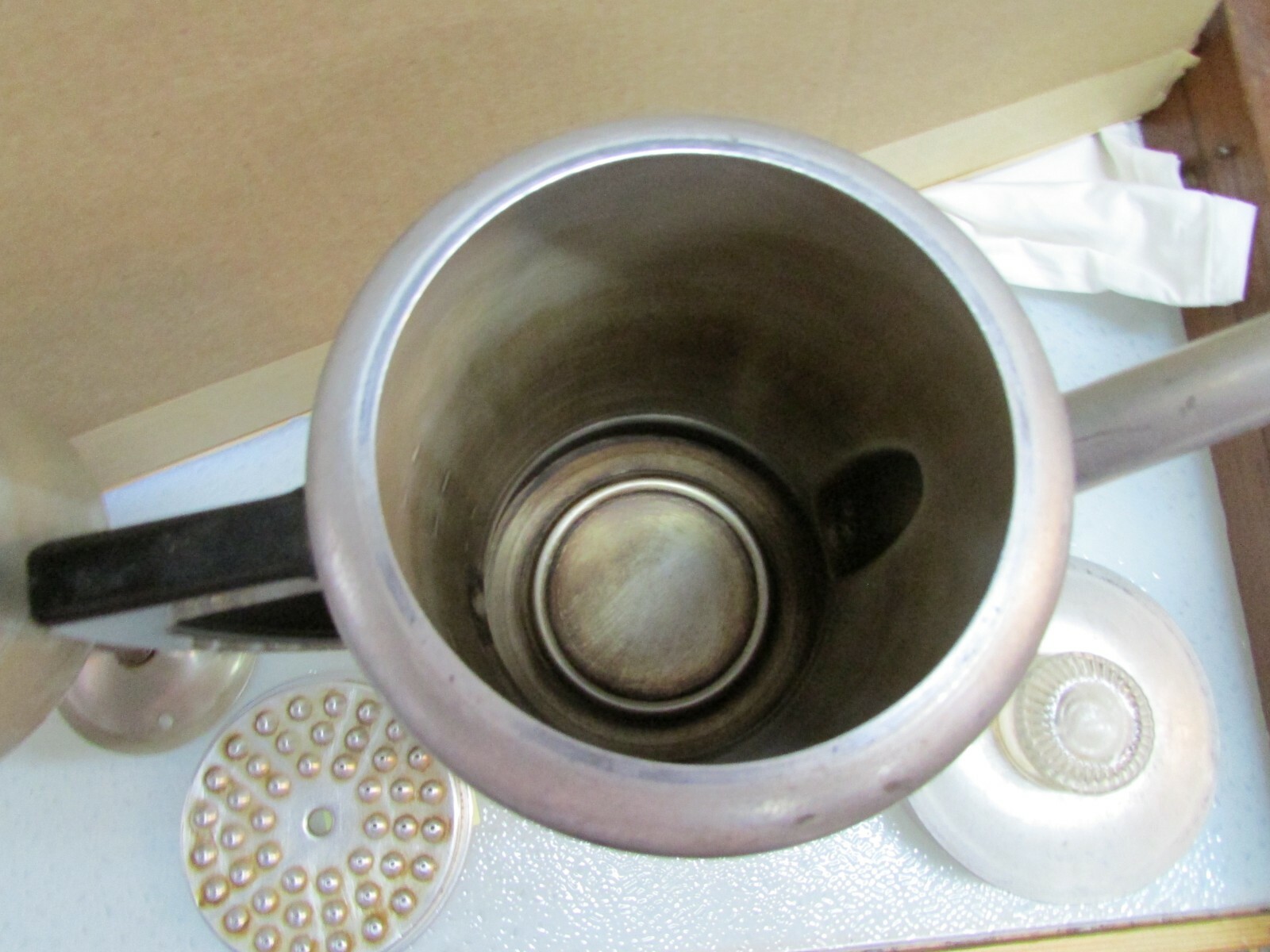 Vtg West Bend Coffee Percolator Pot Server Aluminum Flavo Perk Stove Top eBay