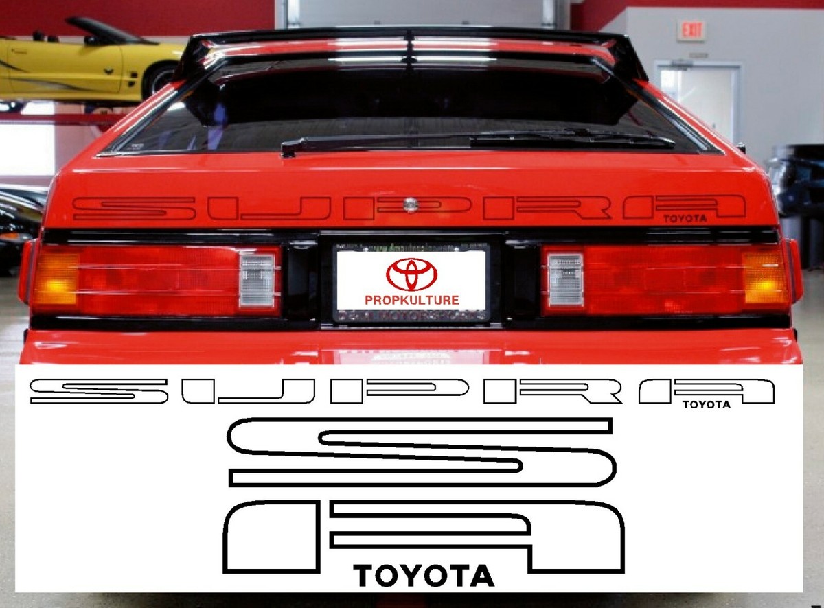 84 85 86 MK II TOYOTA SUPRA REAR BILLBOARD BANNER DECAL STICKER