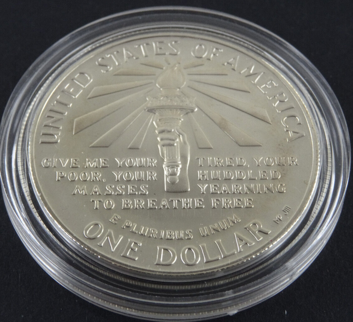 1986-S Statue of Liberty Proof Silver Dollar US Mint Commemorative