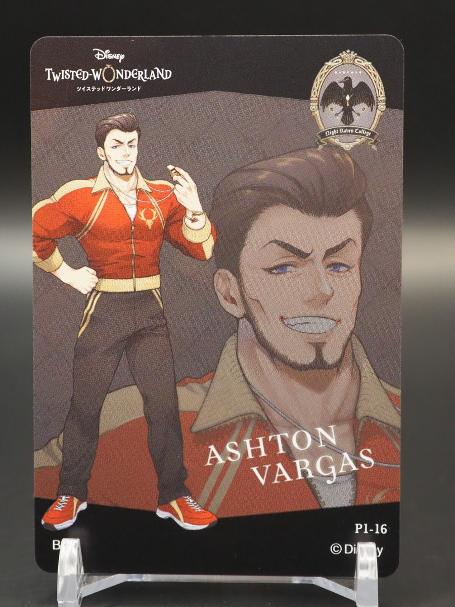 アート・デザイン・音楽 Vargas Ashton Vargas Twisted Wonderland Metal card P1-16 Disney Japanese