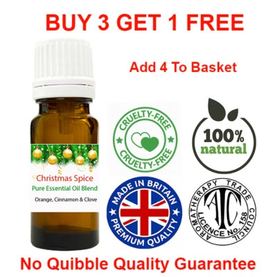 COSMETICS MADE EASY Christmas Essential Oil Blends - 10ml 30ml & 100ml - 100% Pure & Natural Quality