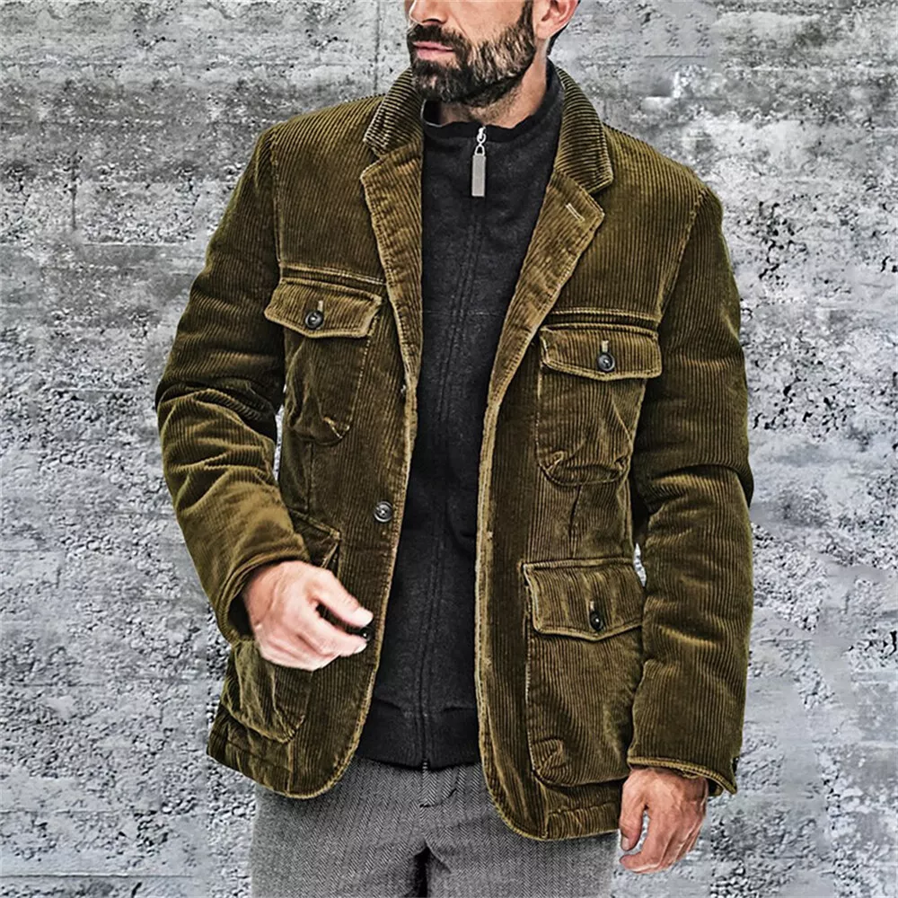 Casual corduroy jacket sale