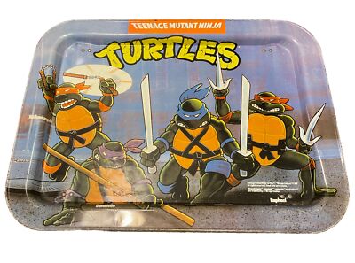 Vintage 1988 Teenage Mutant Ninja Turtles Folding TV/Food Tray