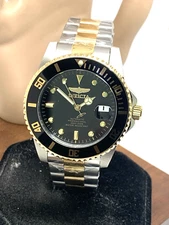 Invicta Men's Watch 36973 Pro Diver Automatic Black Dial Two Tone Steel 44mm