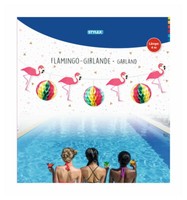 Girlande Flamingo+Wabenball 4 M 14386 Von Styex