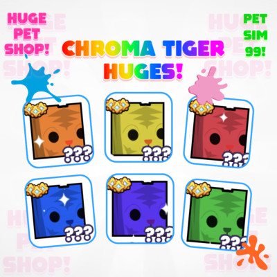 Chroma Tiger in allen Farben! - Pet Simulator 99 - PS99 - GÜNSTIGE & schnelle...