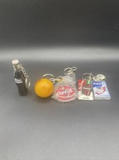 (5) Coca-Cola Keychain Souvenirs From Las Vegas