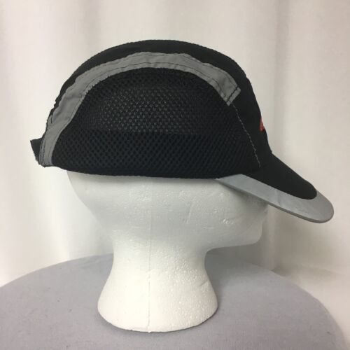 Headwear Quon Baseball Cap Black Gray Hook/Loop Adjustable Closure Cycle Style - Picture 4 of 6