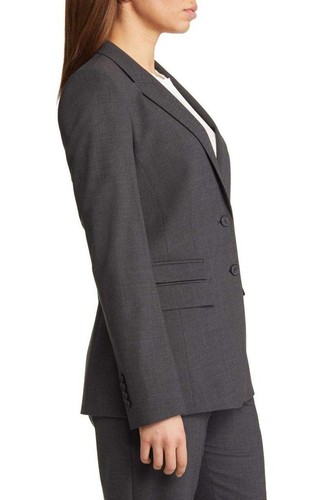 Formal Pant Suit Womens Peak Lapel Single Breasted Business Office Casual 2 Pcs - Picture 4 of 14
