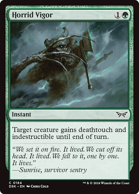 HORRID VIGOR x4 mtg NM-M Duskmourn 4 Common | eBay