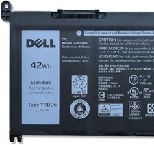 Genuine YRDD6 Battery 42Wh for Dell Inspiron 15 3583 i3583 P75F106 5585 5593 OEM