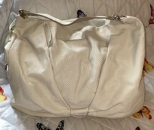 Marc By Marc Jacobs Bone Leather Large Hobo Handbag-Perforated-VERY NICE