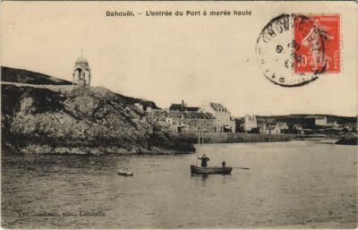 CPA AK Dahouet L'entree du Port a Tide Haute FRANKREICH (1137591)