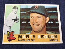 O3-89 BASEBALL CARD - MARTY KEOUGH BOSTON RED SOX - CARD #71 - 1960 TOPPS